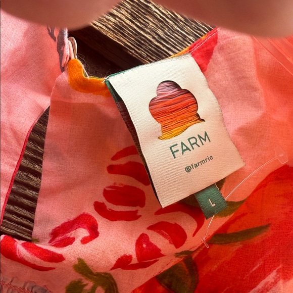 Farm rio 100% cotton blouse floral